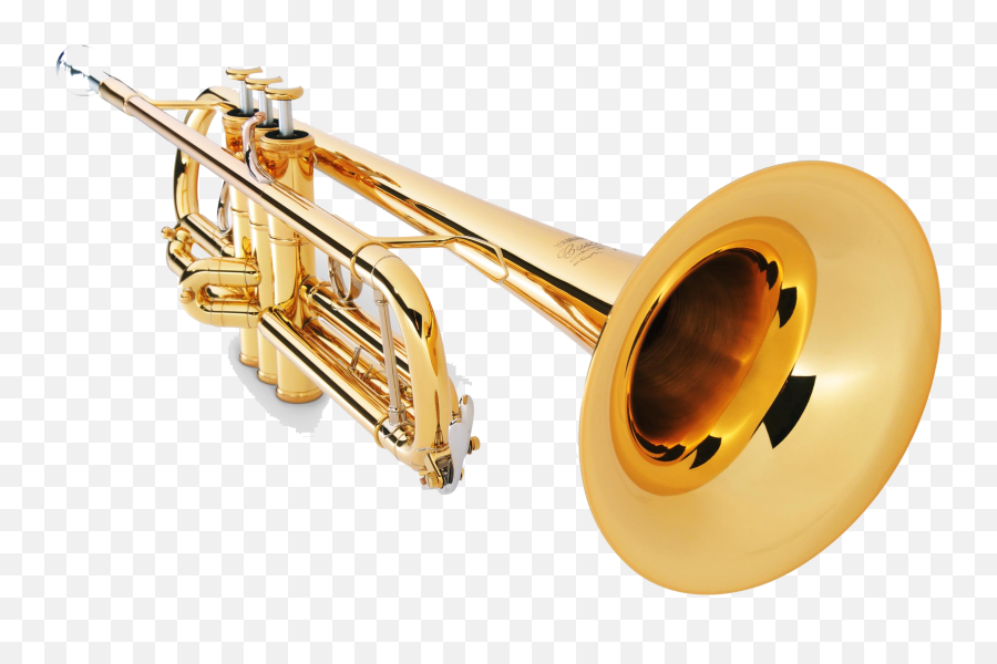 Gold Trumpet Png Image File - Gold Trumpet Png Emoji,Trumpet Png