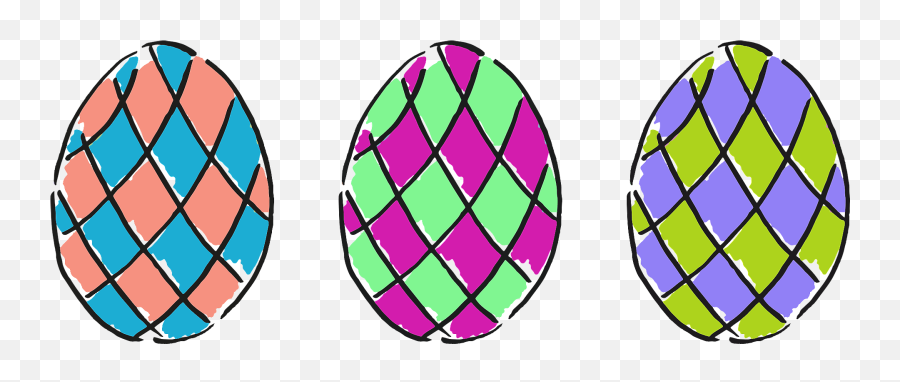 Easter Eggs Clipart Free Download Transparent Png Creazilla - Vertical Emoji,Easter Eggs Clipart