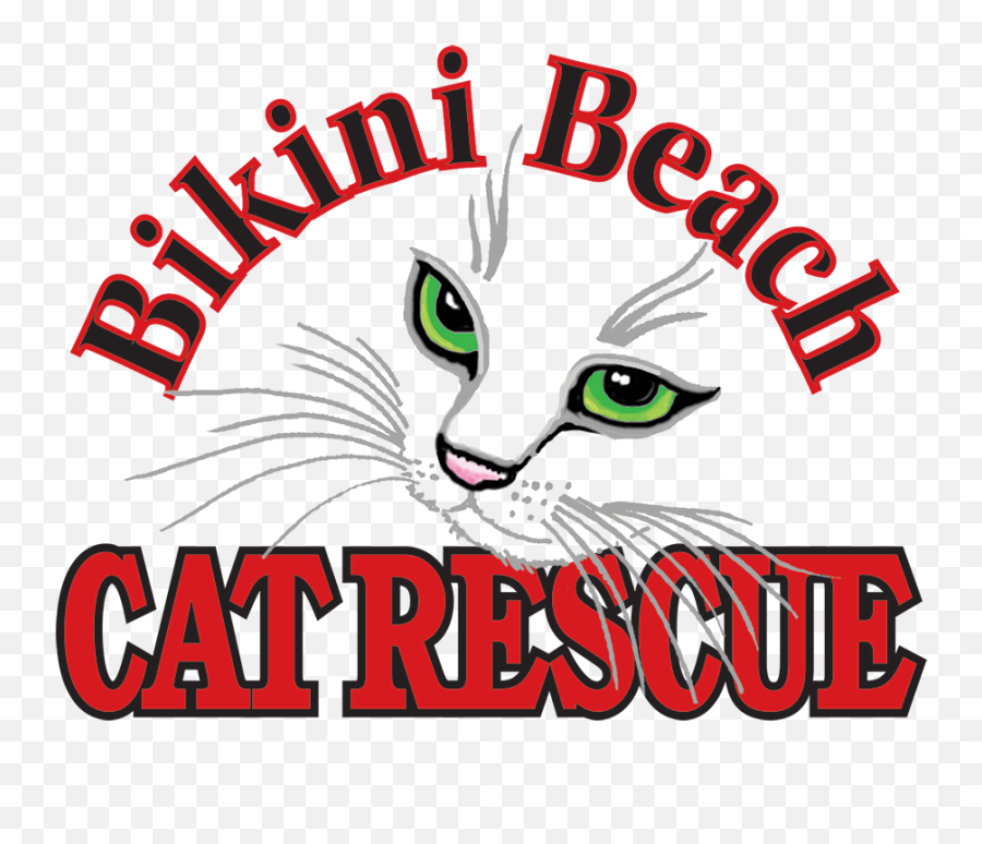 How You Can Help U2013 Bikini Beach Cat Rescue - Language Emoji,Cat Logo