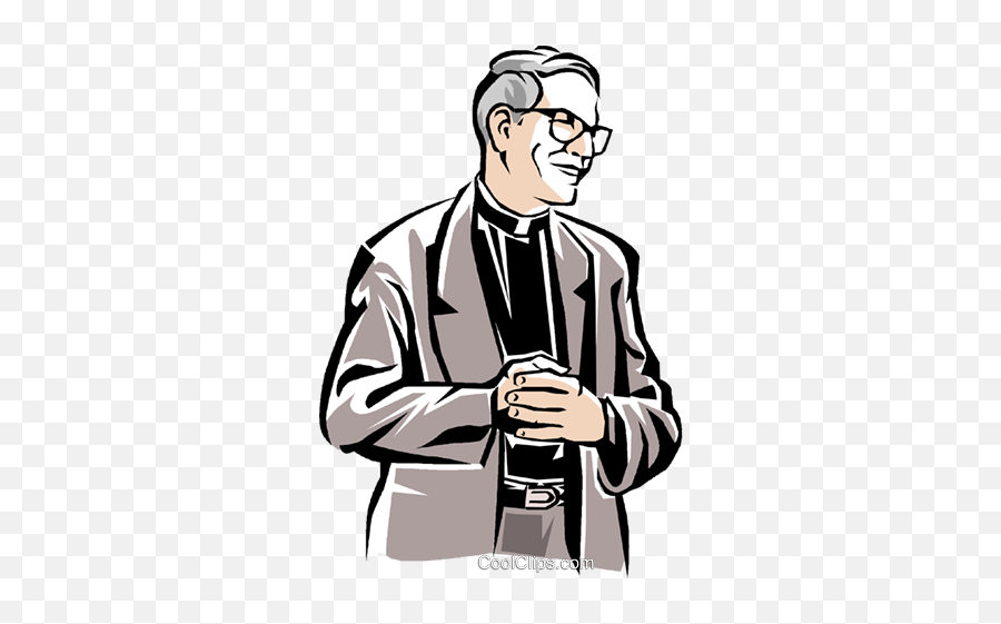 Priest Royalty Free Vector Clip Art - Clipart Priester Emoji,Priest Clipart