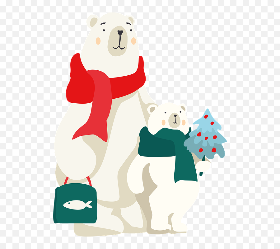 Free Photo Christmas Scarf Bear New Yearu0027s Eve Winter Bears - Happy Emoji,New Year's Eve Clipart