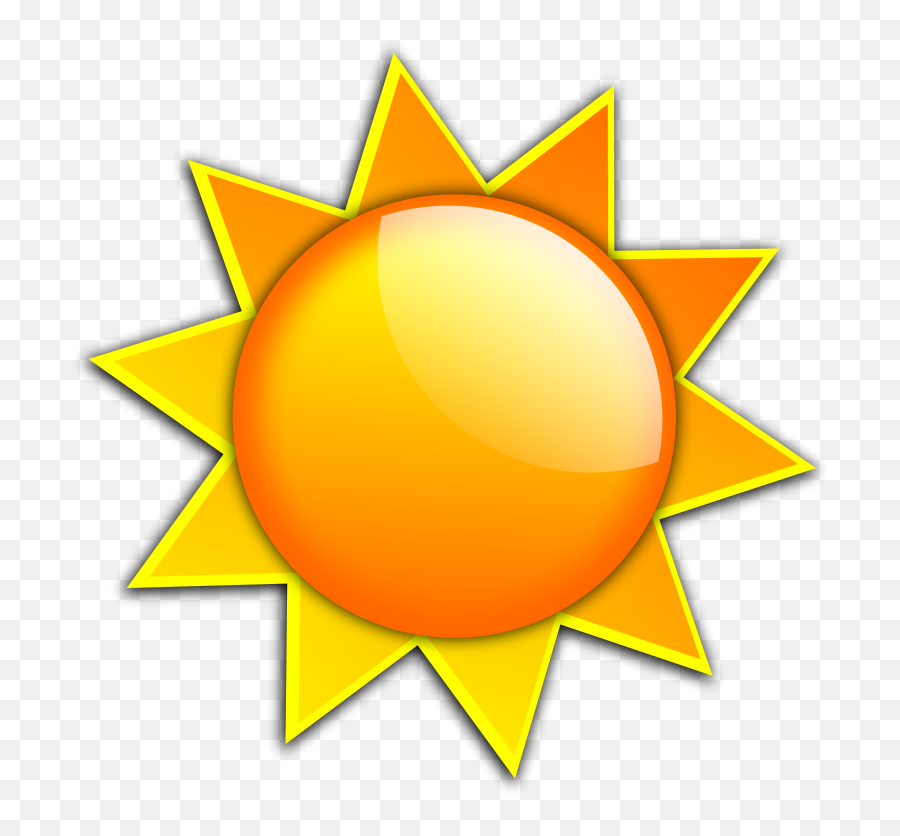 Vector Clip Art Online Royalty Free - Sun Clip Art Emoji,Free Public Domain Clipart