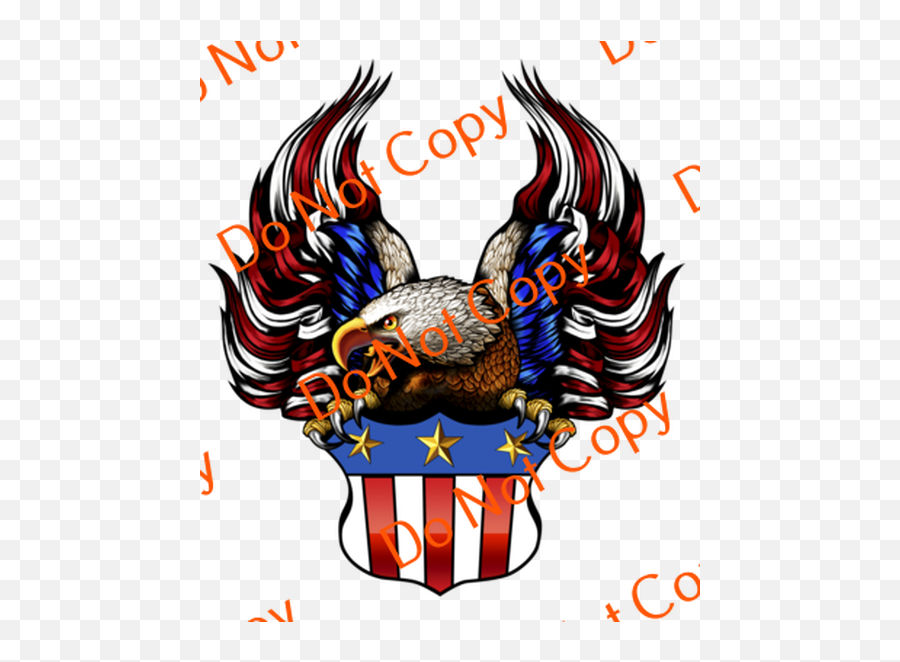 Vinyl Transfers - Eagle Us Flag Shield Emoji,God Bless America Clipart
