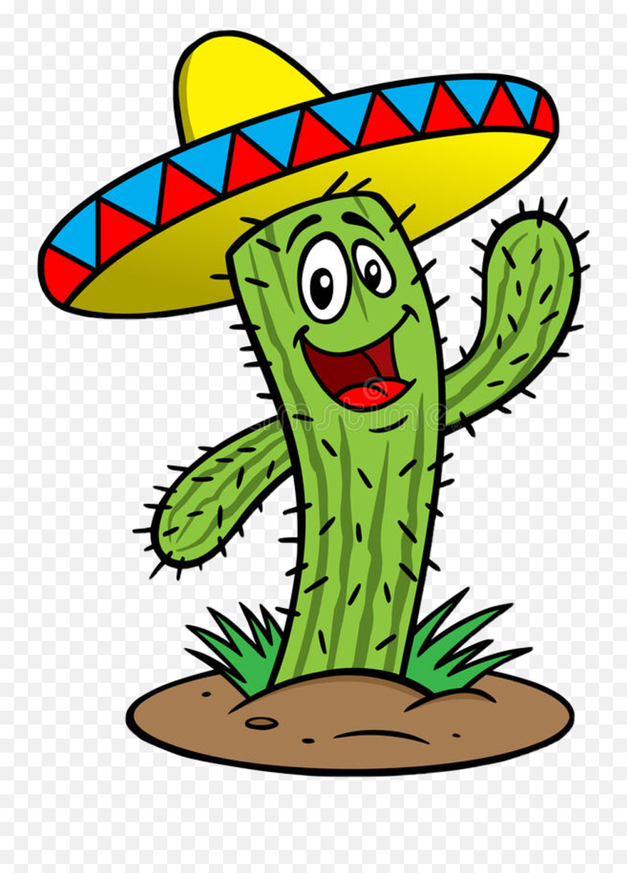 Cactus Greencactus Sombrero Mexicansombrero Gorra - Clip Art Emoji,Sombrero Clipart