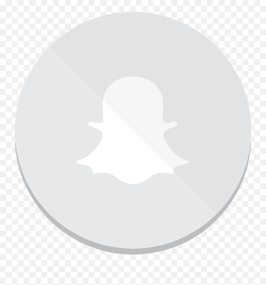 Snapchat Snapchat White Transparent - White Circle Snapchat Icon Emoji,Snapchat Logo