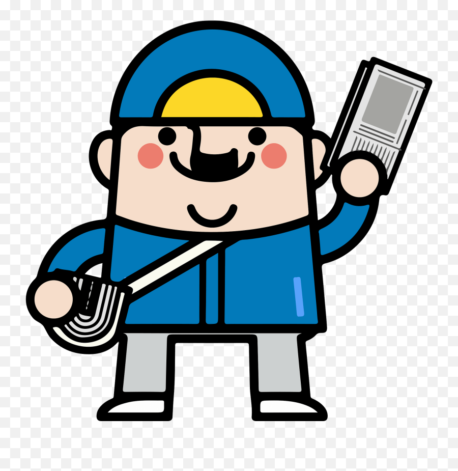 Newspaper Delivery Man Clipart Free Download Transparent Emoji,Delivery Clipart