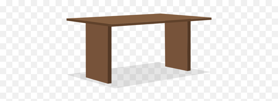 Two Leg Wooden Table Illustration Transparent Png U0026 Svg Vector Emoji,Wooden Table Png