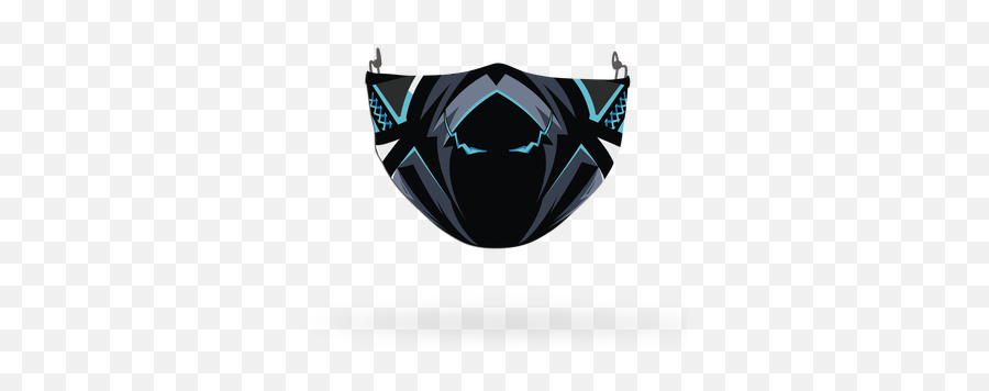 Custom Printed Face Coverings - Cartoon Theme Face Coverings Emoji,Ninja Sex Party Logo