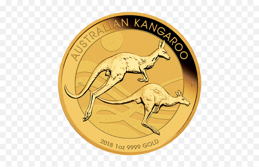1 Oz Nugget Kangaroo Gold Coin 2018 Coininvest Emoji,Gold Nugget Png