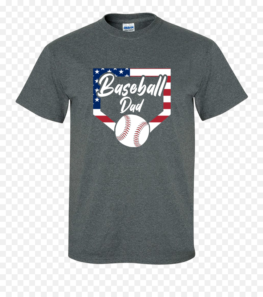 Baseball Parents Matching Tee Patriotic American Flag Home Run Sports Unisex Adult Short Sleeve T - Shirt Emoji,Tattered American Flag Png
