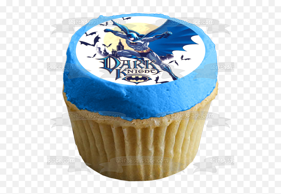 Batman The Dark Knight Logo Bruce Wayne Bats Edible Cake Topper Image Abpid03637 - A Birthday Place Emoji,Knight Logo