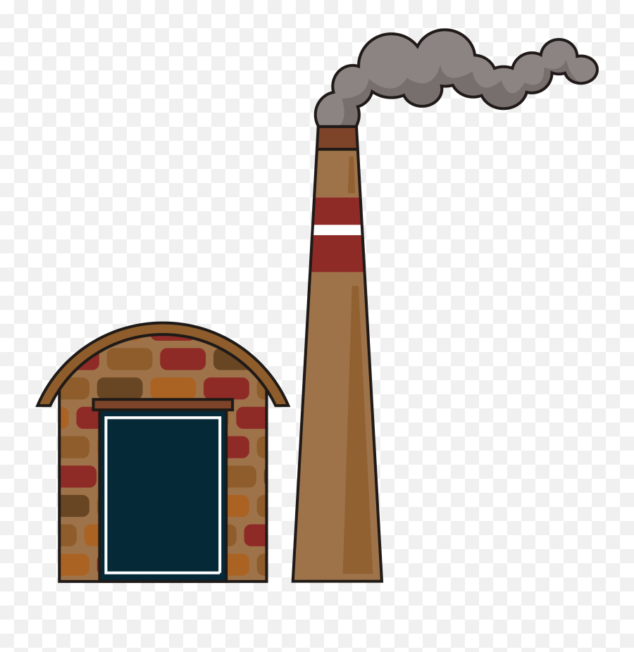 Factory Smoke Chimney - Chimney Png Clipart Full Size Clipart Chimney Png Emoji,Fireplace Clipart