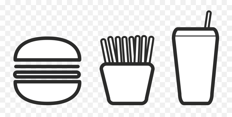 Burger Restaurant Piktogram Fast Public Domain Image - Freeimg Emoji,Fast Food Restaurant Clipart