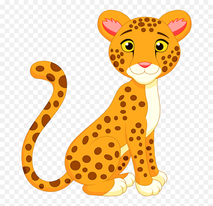 Cheetah Cartoon Transparent Png Image - Cheetah Png Clipart Emoji,Cheetah Clipart