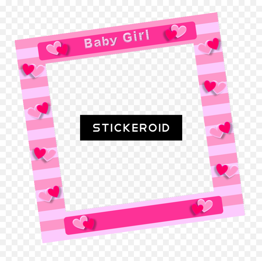 Download Pink Border Frame Frames - Transparent Pink Frame Emoji,Pink Border Png