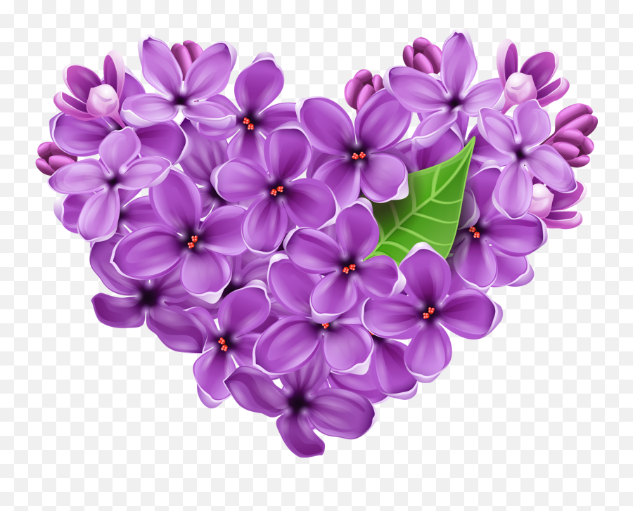 Lavender Clipart Light Purple Flower Lavender Light Purple - Purple Heart Flower Png Emoji,Lavender Clipart