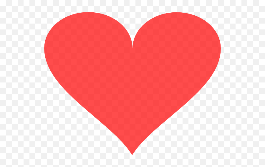 Light Red Heart Clip Art At Clker - Love Heart Emoji,Red Heart Clipart