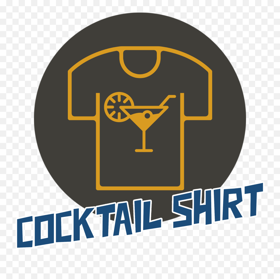 Cocktail Shirt Shop For Unique Cocktail Themed Clothing - Language Emoji,Shirt Logo