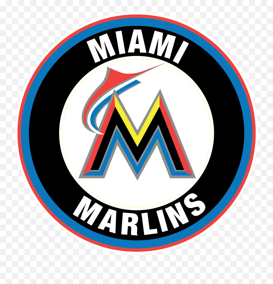 Miami Marlins Logo Circle Logo Vinyl - Miami Marlins Logo Circle Emoji,Miami Marlins Logo