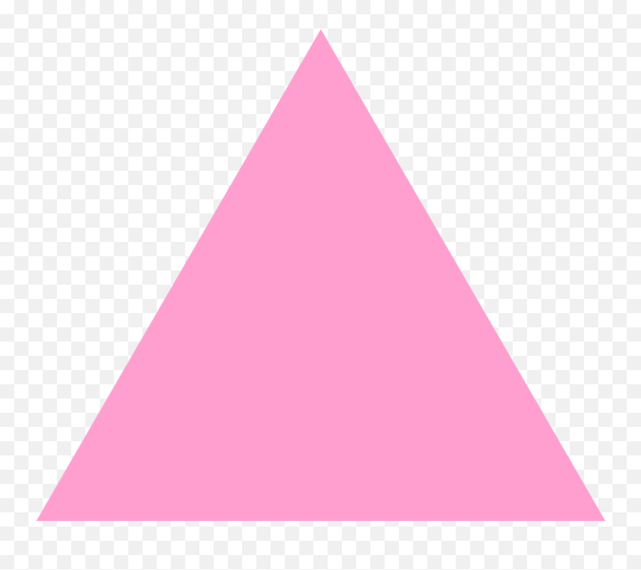 Pink Triangle Png - Pink Triangle Png Emoji,Triangle Png