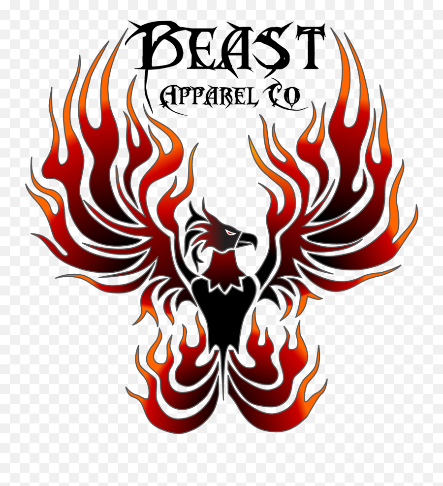 Download Beast Phoenix Apparel Co Logo Cleaned Font Png - Most Wanted Emoji,Beast Logo