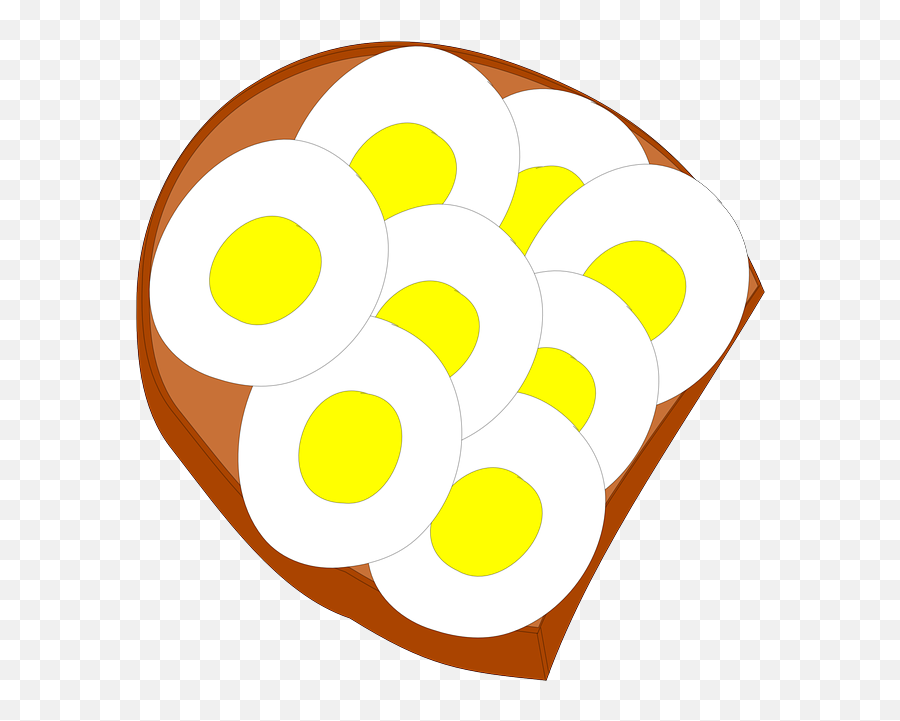 Download Bread Eggs Sandwich Slices Toast - Egg Slices Dot Emoji,Toast Clipart