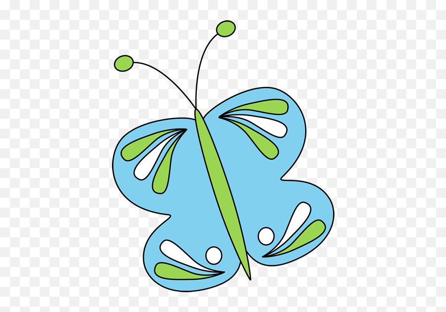 Butterfly Clip Art - Butterfly Images My Cute Graphics Dot Emoji,Butterfly Clipart