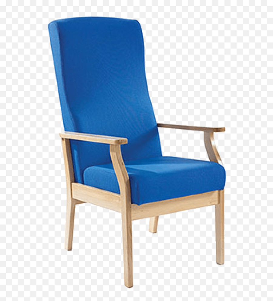 Blue Wooden Chair Transparent - Chairs Images With Out Background Emoji,Chair Transparent Background