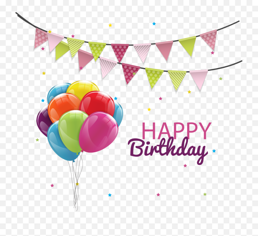 Download Birthday Cake Balloon Party - Happy Birthday Happy Birthday Wishes General Emoji,Birthday Balloons Png