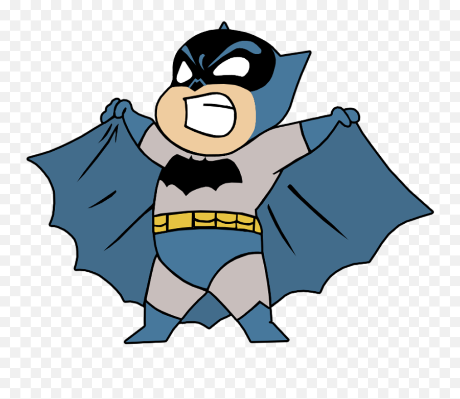 Hero Clipart Superhero Class - Cartoon Png Download Full Batman Emoji,Hero Clipart