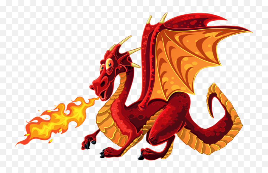 Dragon Clip Art - Firebreathing Dragon Png Download 800 Dragon Powerpoint Template Emoji,Breathing Clipart