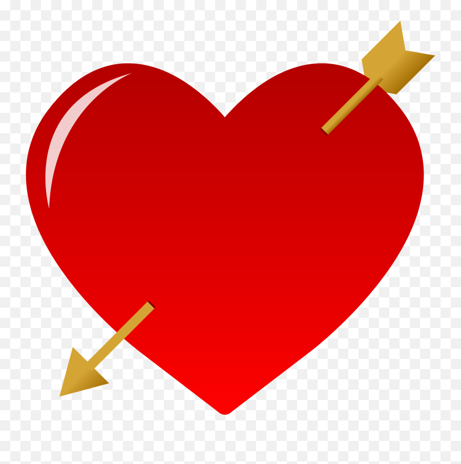 Heart With An Arrow Through It Clipart Free Download - Enzo Ferrari Museum Emoji,Tribal Arrow Clipart