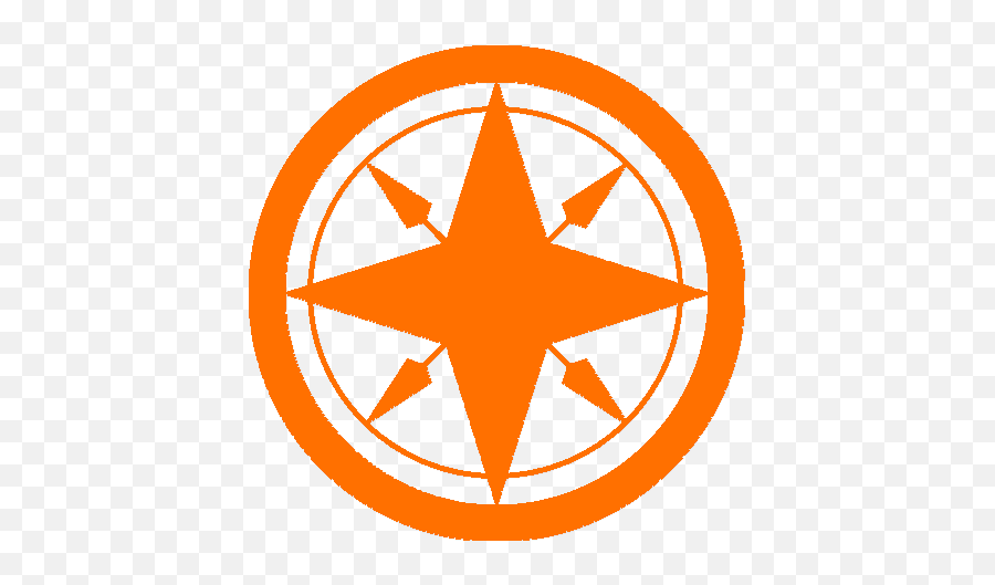Filearrow Compass Orangepng - Wikimedia Commons Restaurant Emoji,Compass Png