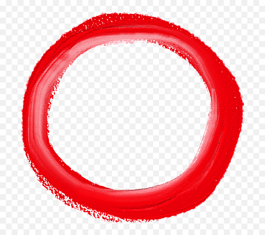 Red Brush Stroke Png - Circle Red Brush Stroke Png Emoji,Red Brush Stroke Png