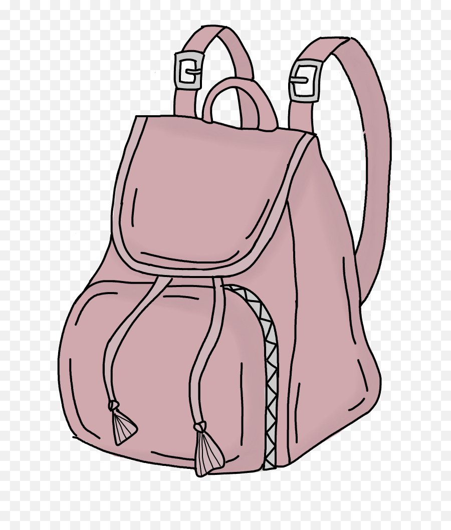 Cartoon Backpack Tumblr Png - Backpack Transparent Background Cute Emoji,Tumblr Png