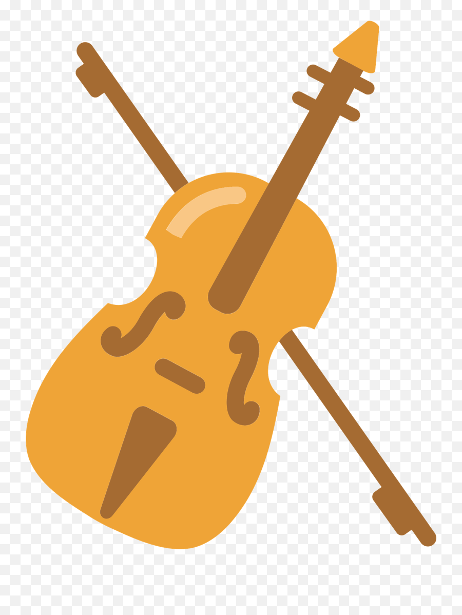 Violin Clipart - Lovely Emoji,Violin Clipart