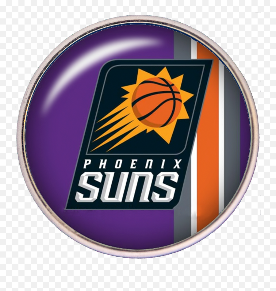 20mm Phoenix Suns Nba Basketball Logo Snap Charm - Phoenix Suns New Emoji,Phoenix Suns Logo