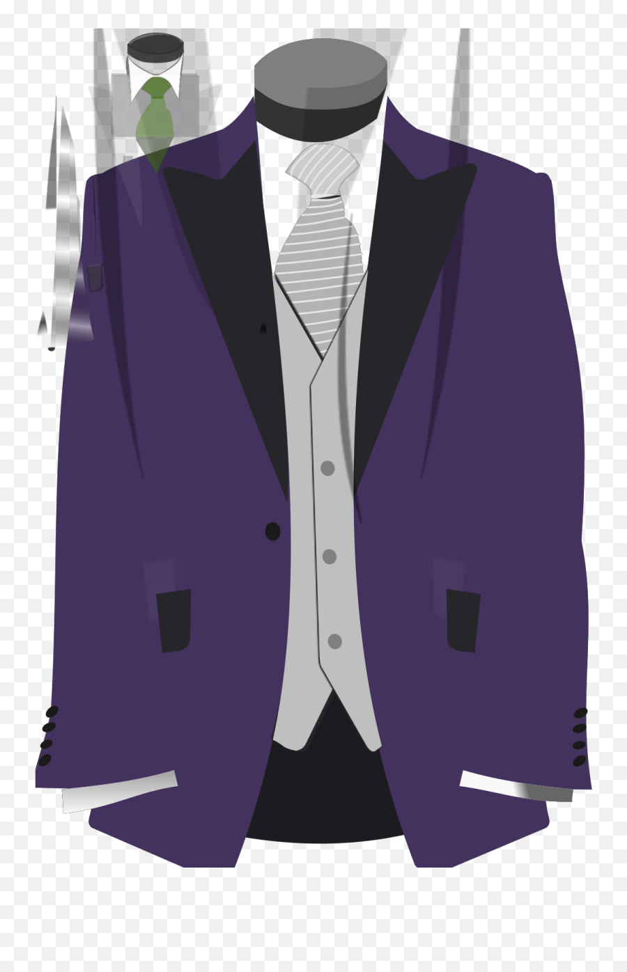 Purple Suit Svg Vector Purple Suit Clip Art - Svg Clipart Emoji,Tuxedo Clipart