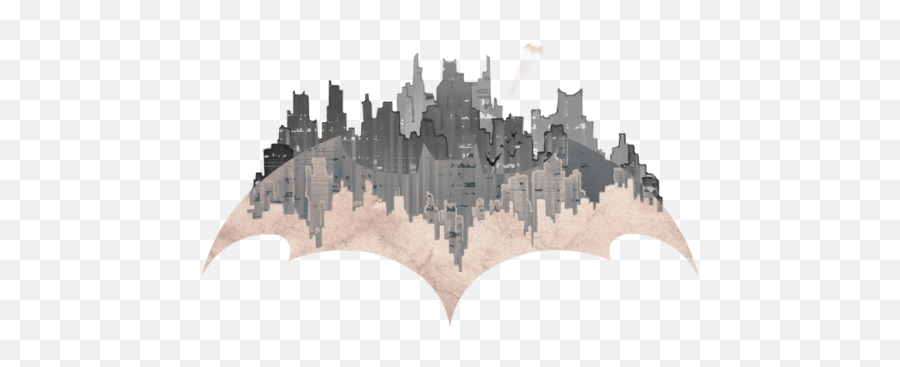 Download Gotham Characters Logo Banners - Castle Png Image Emoji,Gotham Logo