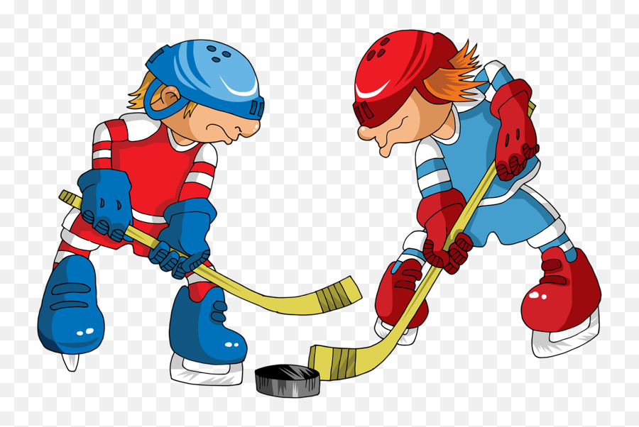 Hockey Players Cartoon - Ice Hockey Transparent Cartoon Ice Hockey Cartoon Emoji,Hockey Clipart