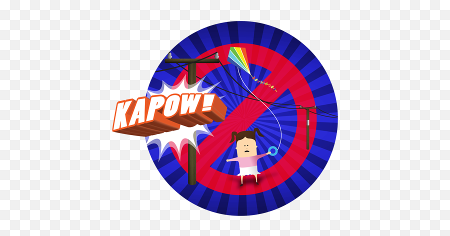 Download Kapow Flying Kite Near Lines - Flying Kites Near Emoji,Power Lines Png