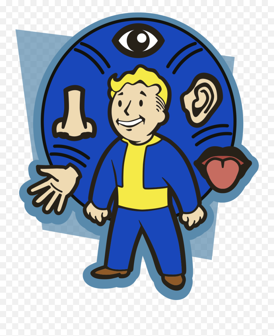 Perception - Fallout 76 Perception Clipart Full Size Fallout Vault Boy Perception Emoji,Fallout 76 Logo