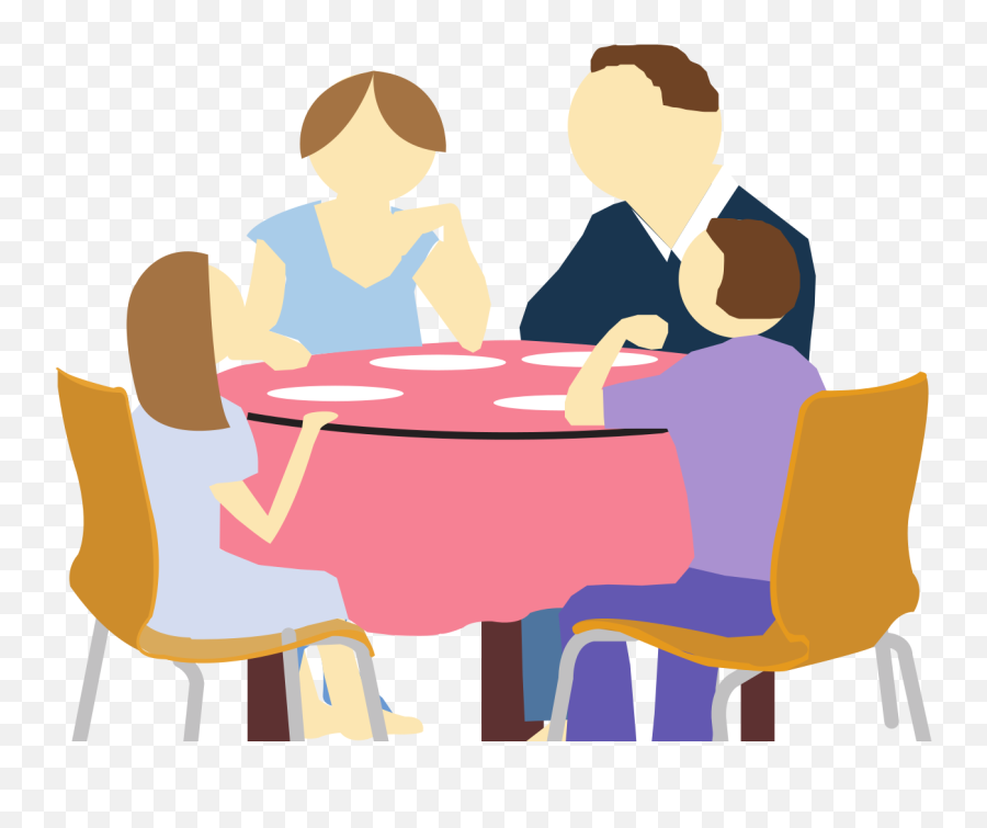 Family Eating Clipart Transparent - Png Download Full Size Emoji,Boy Eating Clipart
