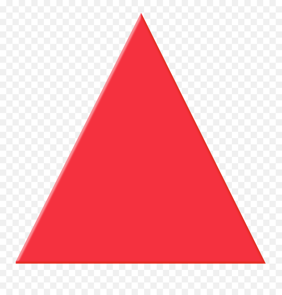 Triangle Png - Red Triangle Emoji,Triangle Png