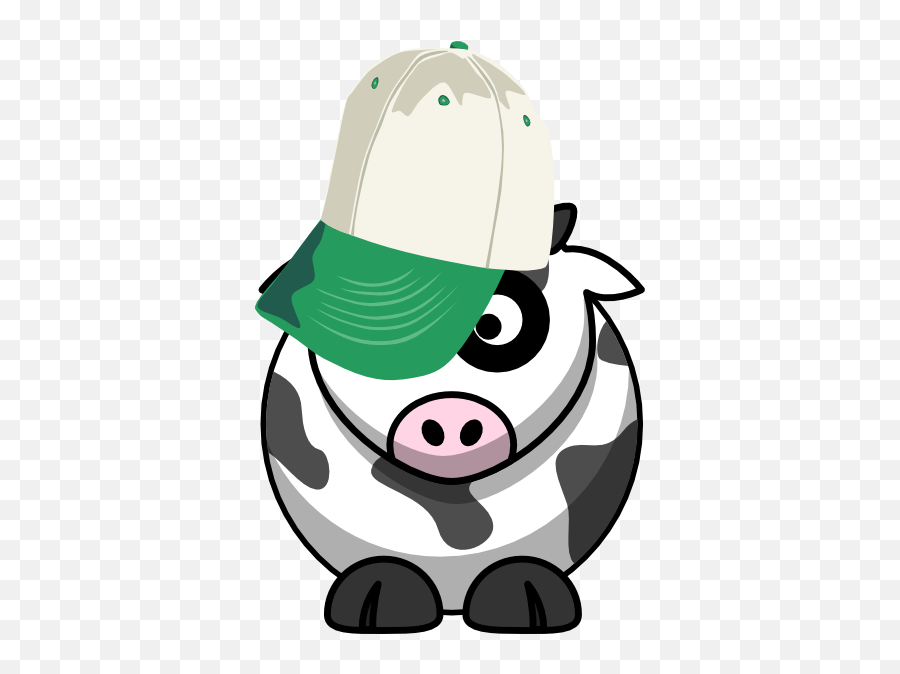 Brother Cow Clip Art At Clker - Cartoon Cow With No Background Emoji,Brother Clipart