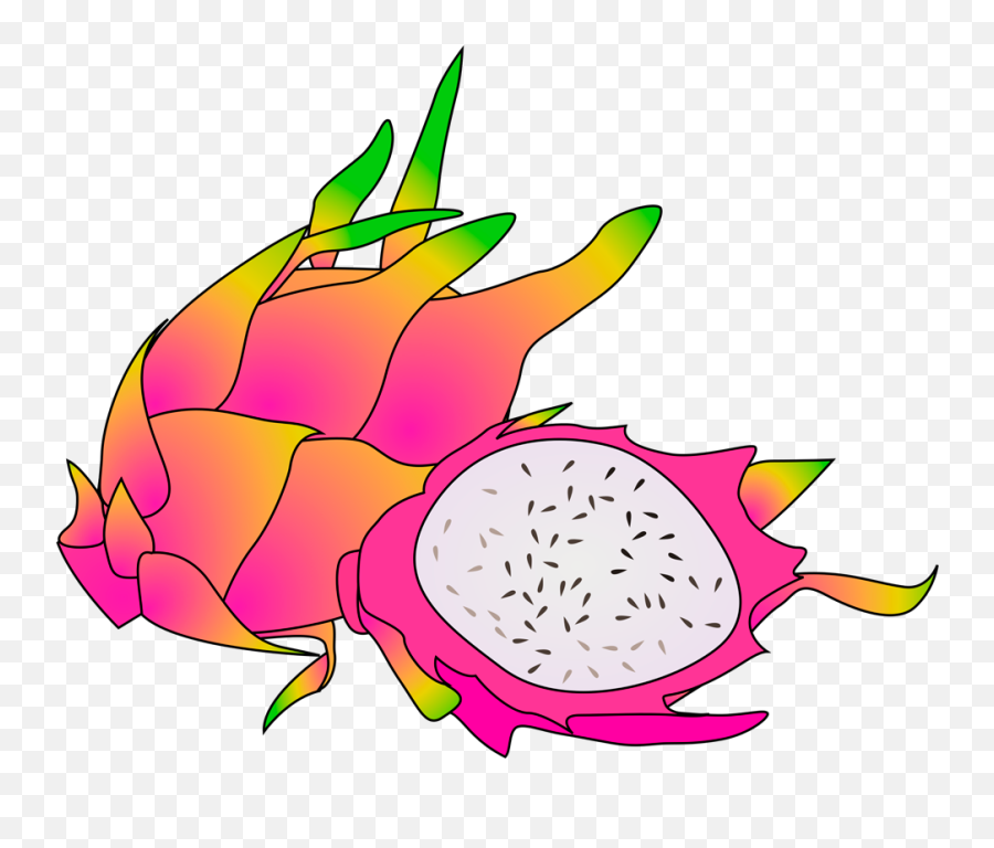 Dragon Fruit Clipart Free Dragon Fruit Clipart Images - Cartoon Dragon Fruit Clipart Emoji,Fruit Clipart