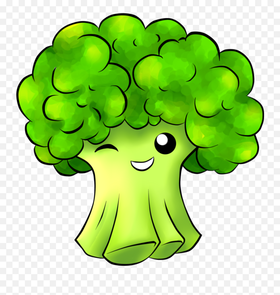 Broccoli Clipart Cute Broccoli Cute Transparent Free For - Broccoli Cartoon Emoji,Cute Clipart