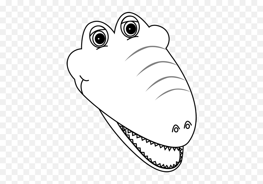 Alligator Black And White Alligator Clip Art Images 3 - Canine Tooth Emoji,Alligator Clipart