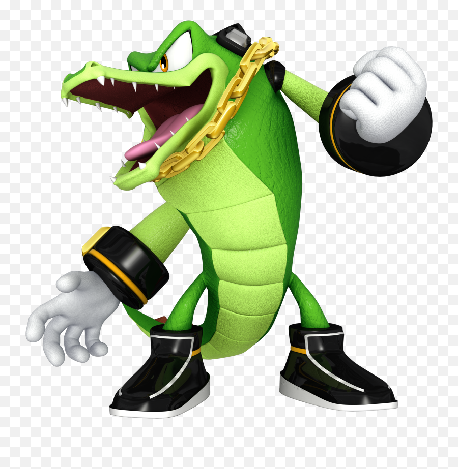 Sonic The Hedgehog Clipart Sonix - Vector The Crocodile Vector The Crocodile Emoji,Sonic Clipart