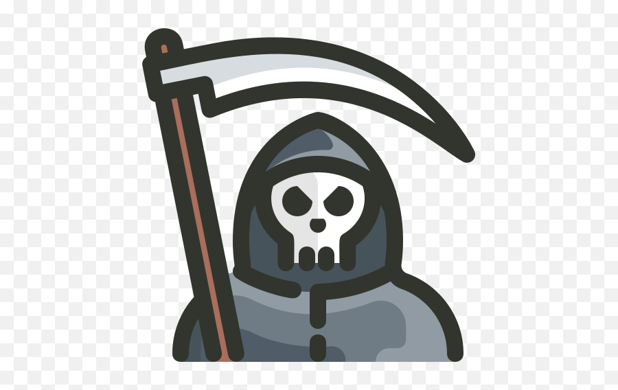 Death Grim Reaper Icon - Death Grim Reaper Icon Emoji,Grim Reaper Logo